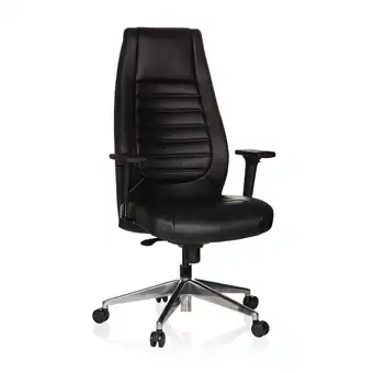 Netto Marken-Discount hjh OFFICE Profi Chefsessel VITORO Kunstleder mit Armlehnen (höhenverstellbar) Angebot