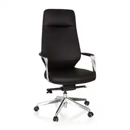 Netto Marken-Discount hjh OFFICE Profi Chefsessel VELVET Kunstleder mit Armlehnen Angebot