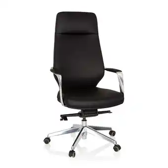 Netto Marken-Discount hjh OFFICE Profi Chefsessel VELVET Kunstleder mit Armlehnen Angebot