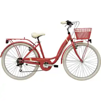 Netto Marken-Discount Adriatica Cityfahrrad 26 Zoll PANDA Rot inkl. Korb Angebot
