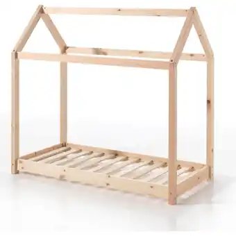 Netto Marken-Discount Vipack Hausbett Cabe 70 x 140 cm, natur Kiefer massiv Angebot