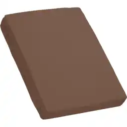 Netto Marken-Discount Kinzler Frottee Spannbetttuch, dunkelbraun ca. 180 – 200 x 200 cm + 25 cm Angebot