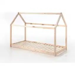 Netto Marken-Discount Vipack Hausbett Cabe 90 x 200 cm, natur Kiefer massiv Angebot