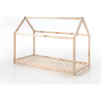 Netto Marken-Discount Vipack Hausbett Cabe 90 x 200 cm, natur Kiefer massiv Angebot