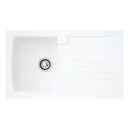 Netto Marken-Discount Respekta Mineralite Einbauspüle Boston 86x50 cm - Weiß Angebot