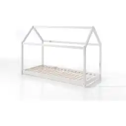 Netto Marken-Discount Vipack Hausbett Cabe 90 x 200 cm, weiß Kiefer massiv Angebot