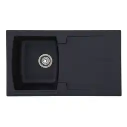 Netto Marken-Discount Respekta Mineralite Einbauspüle Boston 86x50 cm - Schwarz Angebot