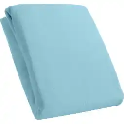 Netto Marken-Discount Kinzler Spannbetttuch Mikrofaser Fleece, hellblau ca. 160 x 200 cm Angebot