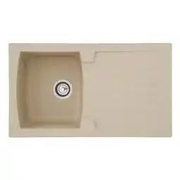 Netto Marken-Discount Respekta Mineralite Einbauspüle Boston 86x50 cm - Sandbeige Angebot