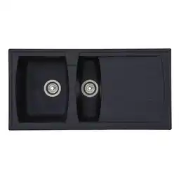 Netto Marken-Discount Respekta Mineralite Einbauspüle Boston 100x50 cm - Schwarz Angebot