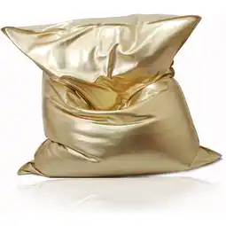 Netto Marken-Discount KINZLER Riesen-Sitzsack Nugget, gold Angebot
