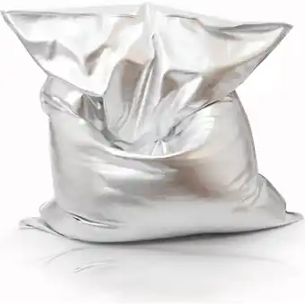 Netto Marken-Discount KINZLER Riesen-Sitzsack Nugget, silber Angebot