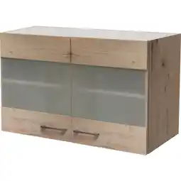 Netto Marken-Discount Flex-Well Glas-Hängeschrank Riva 100 cm Angebot