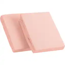 Netto Marken-Discount Kinzler Frottee Spannbetttuch im Doppelpack, rosa ca. 90 – 100 x 200 cm Angebot