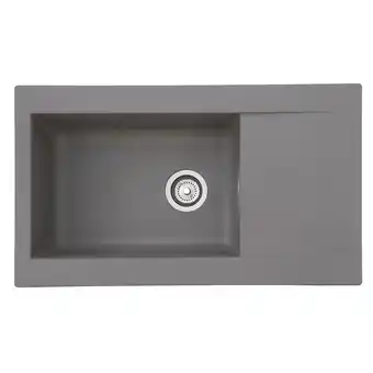Netto Marken-Discount Respekta Mineralite Einbauspüle Denver 86x50 cm - Betongrau Angebot