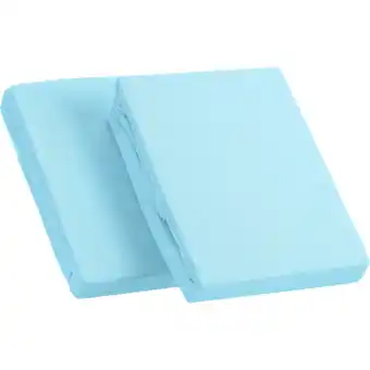 Netto Marken-Discount Kinzler Frottee Spannbetttuch im Doppelpack, hellblau ca. 90 – 100 x 200 cm Angebot
