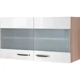 Netto Marken-Discount Flex-Well Glas-Hängeschrank Valero 100 cm Angebot