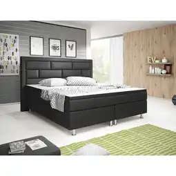 Netto Marken-Discount Inter Handels Boxspringbett Nizza, schwarz Angebot