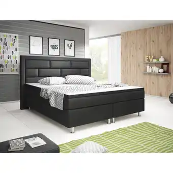 Netto Marken-Discount Inter Handels Boxspringbett Nizza, schwarz Angebot