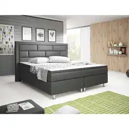 Netto Marken-Discount Inter Handels Boxspringbett Nizza, anthrazit Angebot