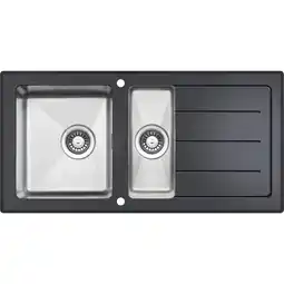 Netto Marken-Discount Respekta Glasspüle New York 100x50 cm - Schwarz Angebot