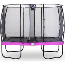 Netto Marken-Discount EXIT Elegant Premium Rect. 214x366 (7x12ft) + Sicherheitsnetz Deluxe RECHTECKIG lila Angebot