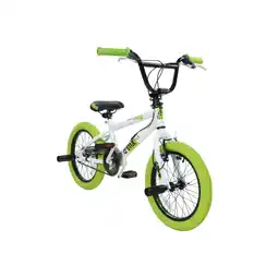 Netto Marken-Discount deTox Freestyle BMX 16 Zoll Fahrrad 100 - 120 cm mit 2 Pegs unisex Kinderbmx weiß/grün Angebot