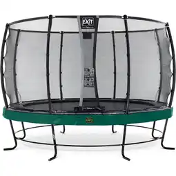 Netto Marken-Discount EXIT Elegant Premium 366 (12ft) + Sicherheitsnetz Deluxe RUND grün Angebot