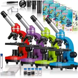 Netto Marken-Discount BRESSER JUNIOR Schülermikroskop BIOLUX SEL Farbe: grün Angebot