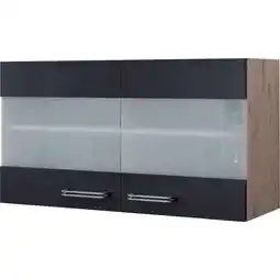 Netto Marken-Discount Flex-Well Glas-Hängeschrank Seria 100 cm Angebot