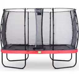 Netto Marken-Discount EXIT Elegant Premium Rect. 244x427 (8x14ft) + Sicherheitsnetz Deluxe RECHTECKIG rot Angebot