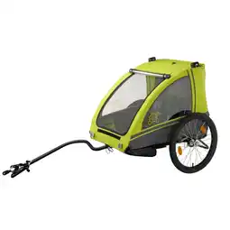 Netto Marken-Discount Blue Bird Kinderanhänger, Zweisitzer, Dualfunktion Angebot
