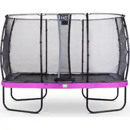 Netto Marken-Discount EXIT Elegant Premium Rect. 244x427 (8x14ft) + Sicherheitsnetz Deluxe RECHTECKIG lila Angebot