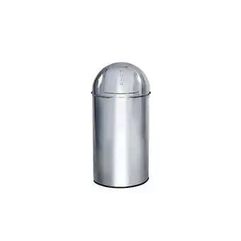 Netto Marken-Discount hjh OFFICE Mülleimer PUSH 50L Stahlblech Angebot