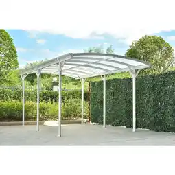 Netto Marken-Discount HOME DELUXE Design Carport FALO, weiß Angebot