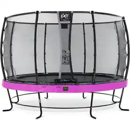 Netto Marken-Discount EXIT Elegant Premium 366 (12ft) + Sicherheitsnetz Deluxe RUND lila Angebot