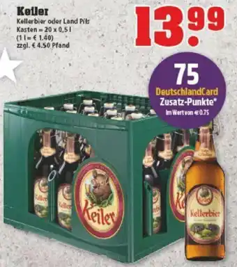 trinkgut Keiler Kasten = 20 x 0.5 L Angebot