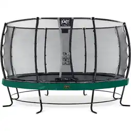 Netto Marken-Discount EXIT Elegant Premium 427 (14ft) + Sicherheitsnetz Deluxe RUND grün Angebot
