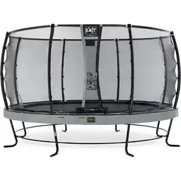 Netto Marken-Discount EXIT Elegant Premium 427 (14ft) + Sicherheitsnetz Deluxe RUND grau Angebot