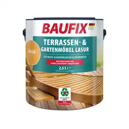 Netto Marken-Discount BAUFIX Terrassen- & Gartenmöbel-Lasur lärche matt, 2.5 Liter, Holzöl Angebot