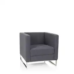 Netto Marken-Discount hjh OFFICE Polstersessel BARBADOS Stoff mit Armlehnen Angebot