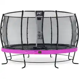 Netto Marken-Discount EXIT Elegant Premium 427 (14ft) + Sicherheitsnetz Deluxe RUND lila Angebot