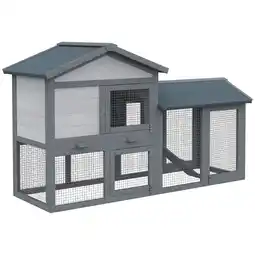 Netto Marken-Discount PawHut Kleintierstall Tannenholz, Metall, Bitumenfilz Angebot