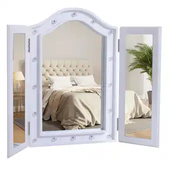 Netto Marken-Discount HOMCOM Kosmetikspiegel MDF, Glas Angebot