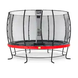 Netto Marken-Discount EXIT Elegant 366 (12ft) RUND + Sicherheitsnetz Economy rot Angebot
