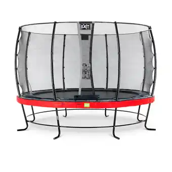 Netto Marken-Discount EXIT Elegant 366 (12ft) RUND + Sicherheitsnetz Economy rot Angebot
