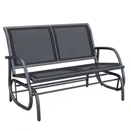 Netto Marken-Discount Outsunny Schaukelbank Metall, Texteline-Gewebe Angebot