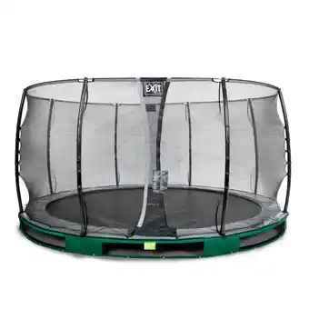 Netto Marken-Discount EXIT Elegant Ground 427 (14ft) RUND + Sicherheitsnetz Economy grün Angebot