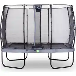 Netto Marken-Discount EXIT Elegant Premium Rect. 214x366 (7x12ft) + Sicherheitsnetz Deluxe RECHTECKIG grau Angebot