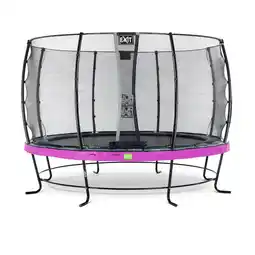 Netto Marken-Discount EXIT Elegant 366 (12ft) RUND + Sicherheitsnetz Economy lila Angebot